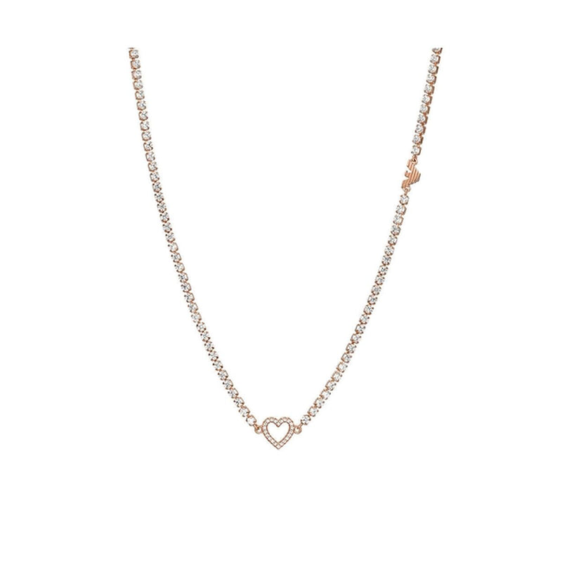 Emporio Armani Womens Rose Gold Necklace Egs2158221 : Amazon.in: Fashion