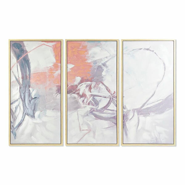 Set of 3 pictures DKD Home Decor 180 x 4 x 120 cm Abstract Urban-0