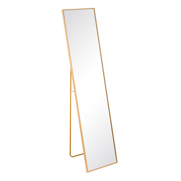 Mirror 35 x 2,5 x 151 cm Crystal Golden Aluminium