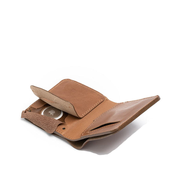 Leather AirTag Billfold Wallet
